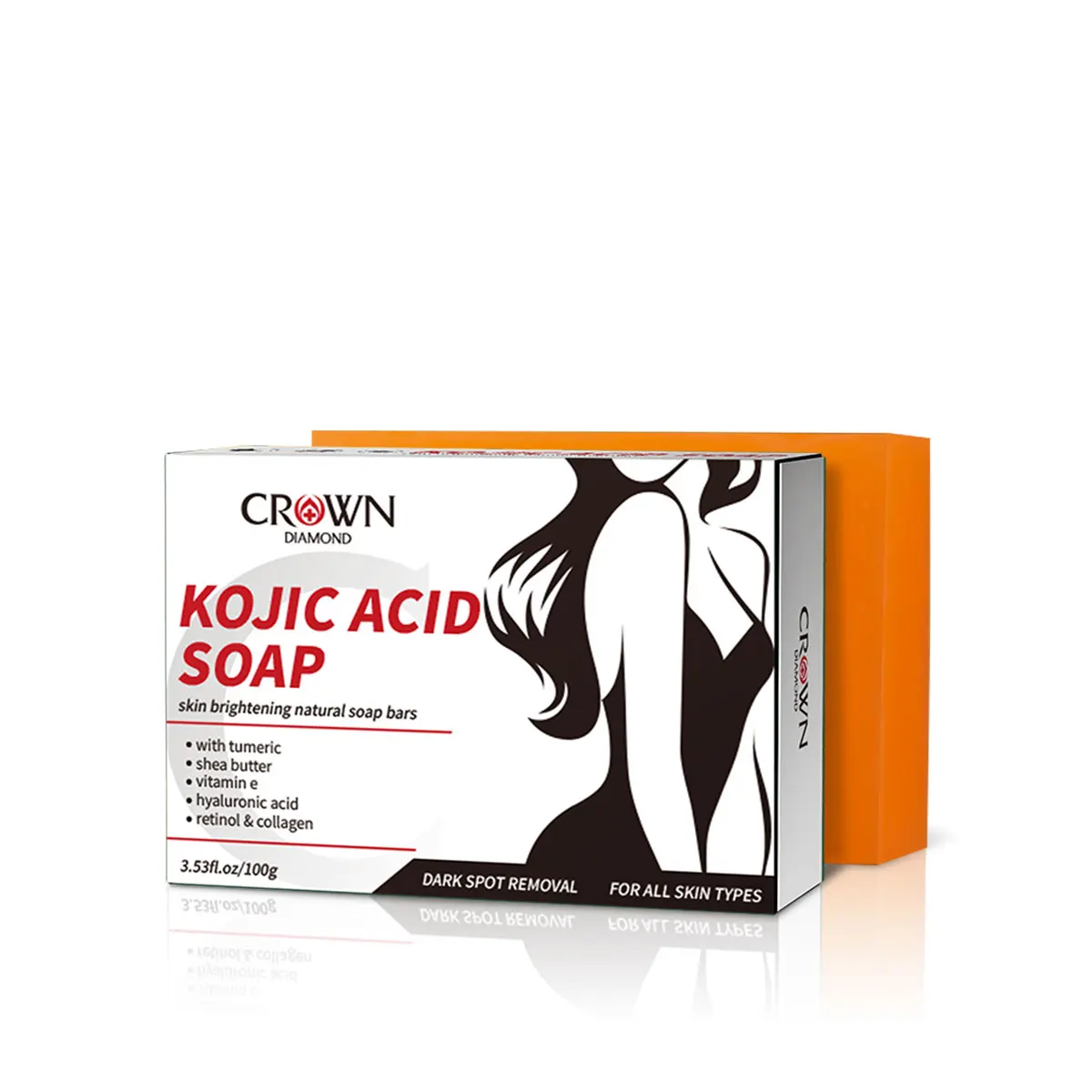 Kojic Acid Papaya Body Soap Deep Cleansing Smoothing Elbow Neck Knee Back Remove Chicken Skin Spot Armpit Soap 2
