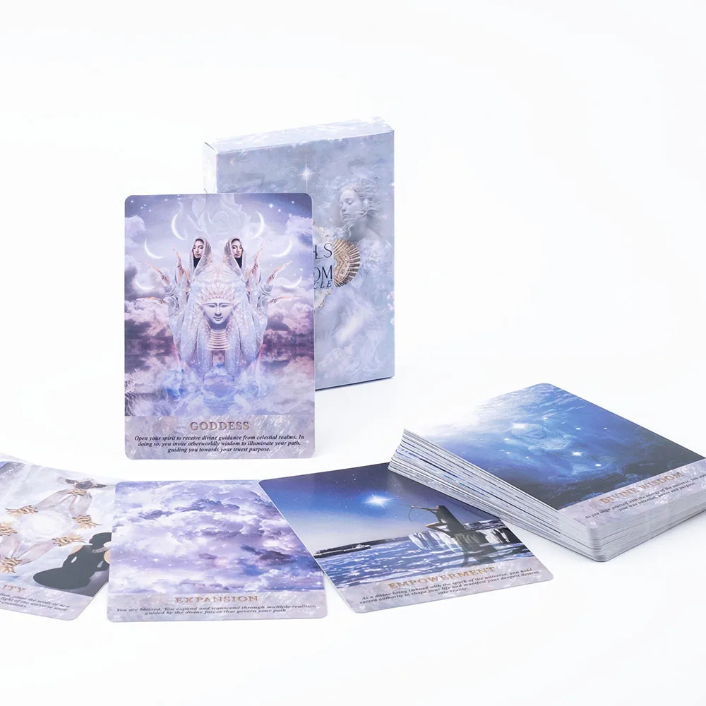 Pearl Wisdom Oracle  Deck 10.4*7.3cm 44 Cards Delve Into The Ethereal Visuals Guiding You To Discover Deeper Significance 2