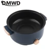 DMWD Electric Cooking Machine Large Hot Pot Frying Pan Noodles Porridge Soup Pot Multicooker Food Steamer Breakfast Maker 220V 4