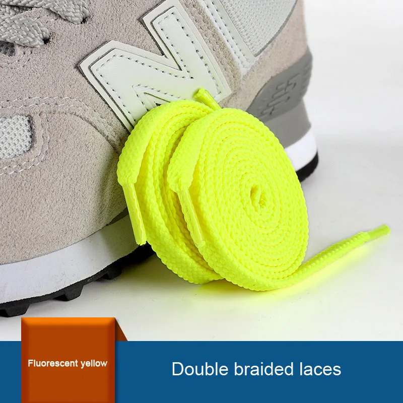 Premium Flat Shoelaces for Casual and Sports Shoes - Versatile Shoe Accessories