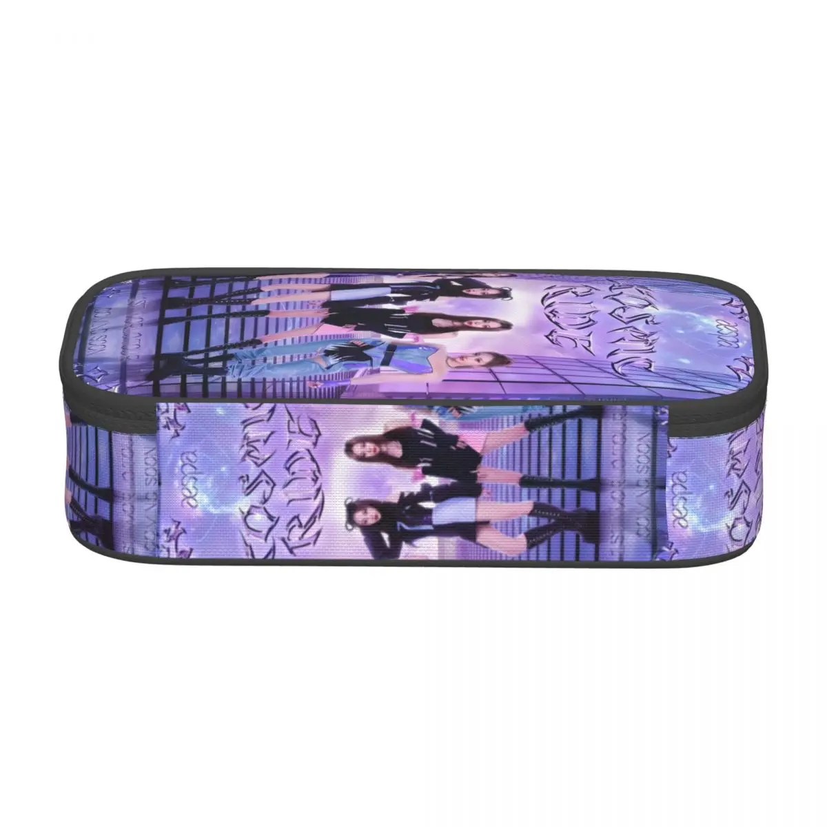 Kpop A-Aespas Girls Karina Winter Giselle Ningning Pencil Cases For Boy Girl Pen Box Bag School Accessories