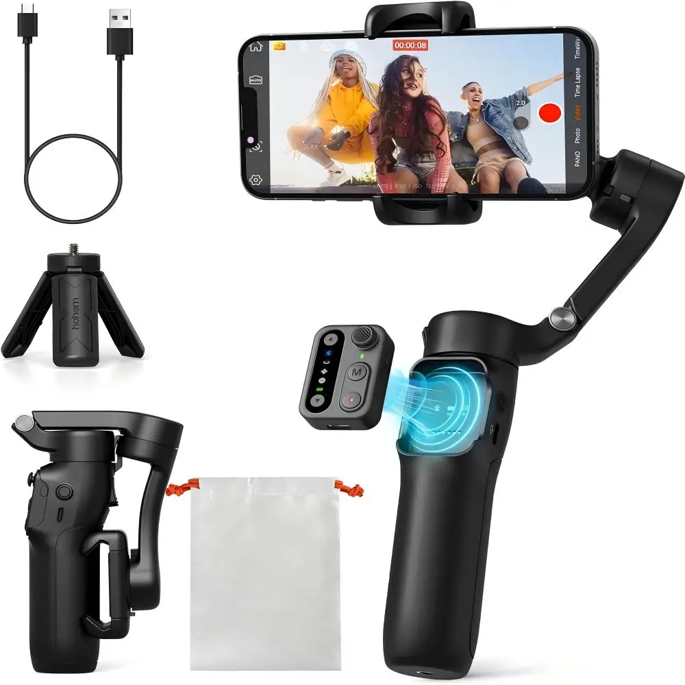 hohem iSteady X3 3軸スマートフォンジンバル Hohem iSteady X3とX3 SE | 3軸トラベルジンバル
