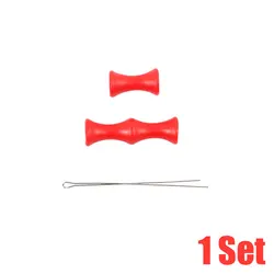 Silicone Archery Finger Guard Set - Bowstring Protector and Release Accessory (S Red)