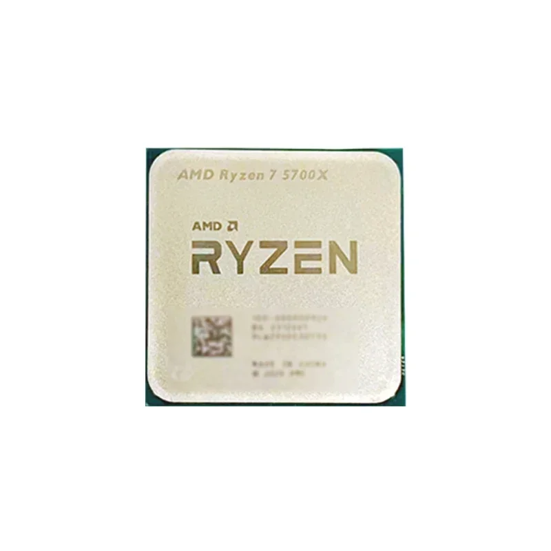 AMD 라이젠 7 5700X 프로세서 8코어 16스레드 3.7GHz 기본 속도 4.6GHz 최대 부스트 속도 AM4 소켓 32MB L3 캐시 언락 데스크탑 CPU