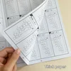 32 Pages Long Division Workbook Math Worksheet Grade 4-6 Daily Timed Math Drills Practice Workbook for Primary School 4