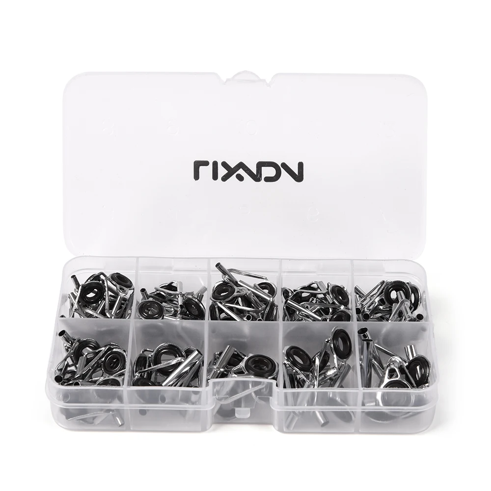 Fishing Rod Tips Mixed Size in A Box Replacement Stainless Steel