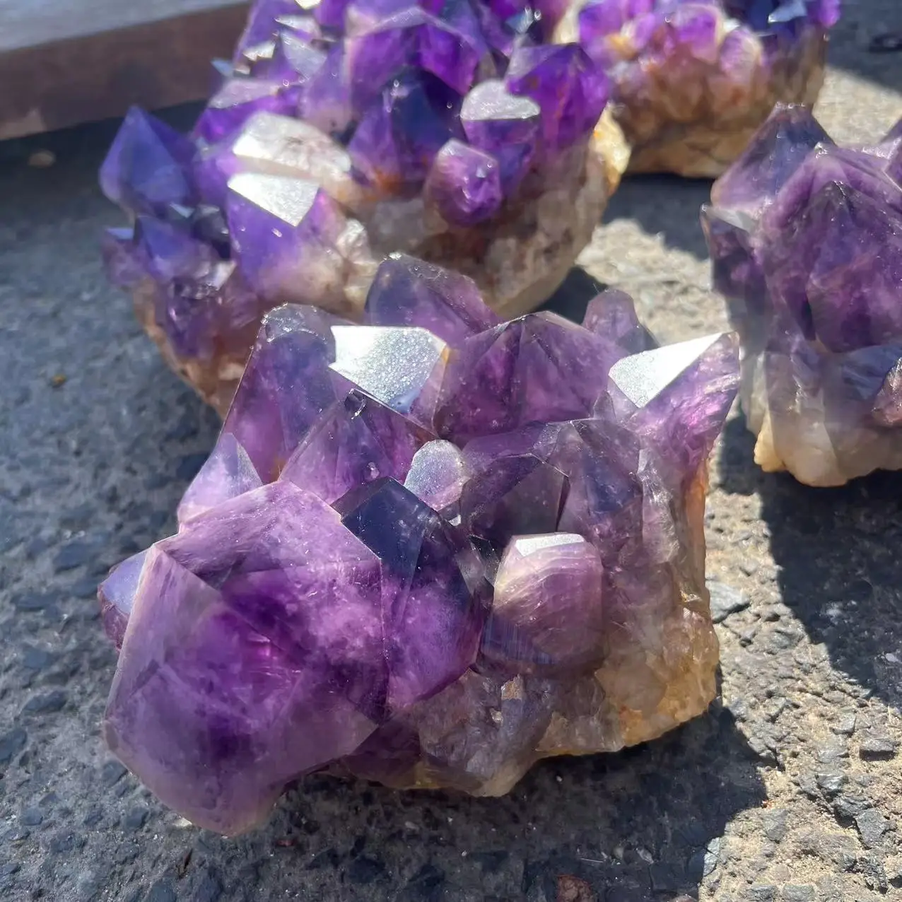 Huge Natural Uruguay Amethyst Large Hole Cluster Quartz Mineral Specimen Original Stone Degaussing 4