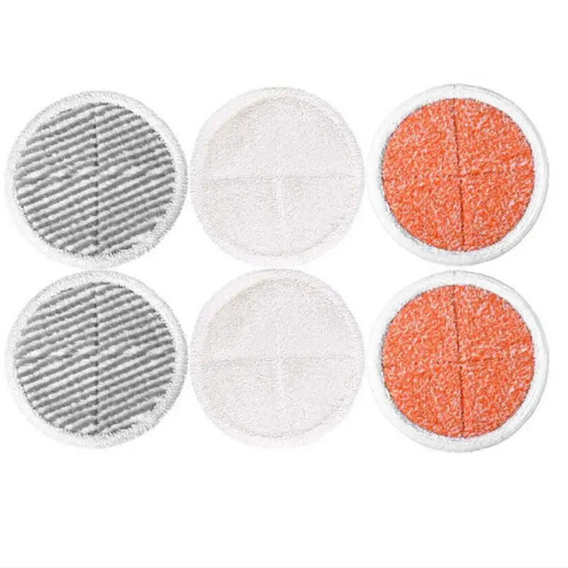 6 Pcs Microfiber Cloth Steam Mop Pad Replacement Cleaning Pads for Bissell Spinwave 2039A 2124 Steam Mop Easy to New Dropship велошапка buff microfiber