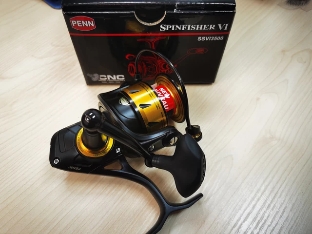 Penn Spinfisher VI SSVI 3500 Saltwater Spinning Fishing Reel-5+1BB -  AliExpress