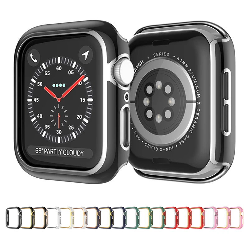 Cover For Apple watch Case 45mm 41mm 44mm 40mm 42mm 38mm PC Hard