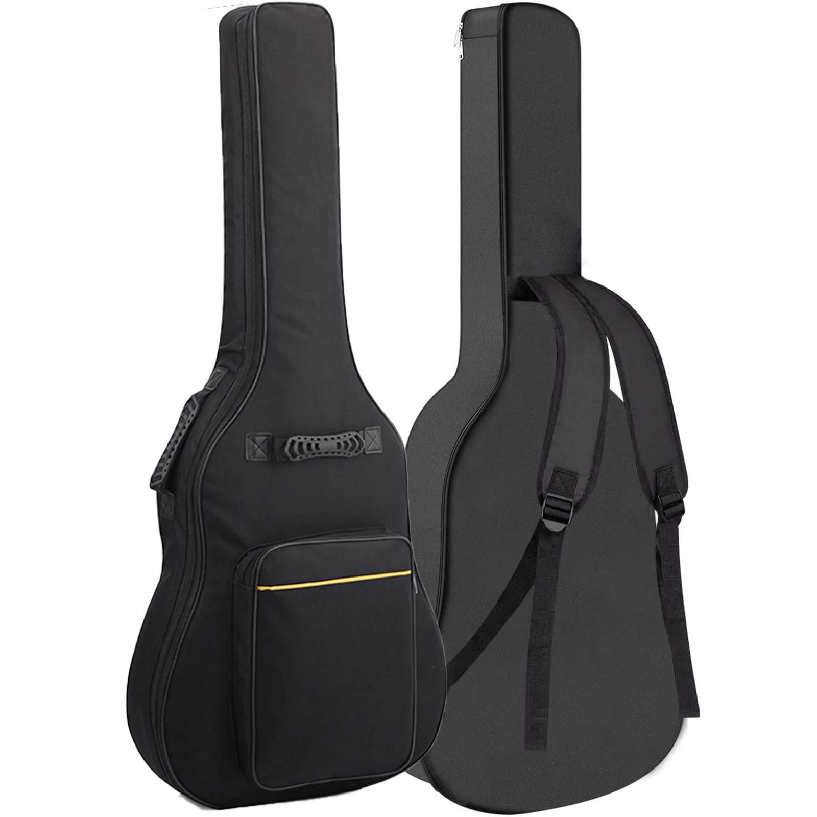 Acoustic Guitar Bag with Thick Padding and Water-Resistant Finish, Adjustable Shoulder Strap, and Dust-Proof Protection