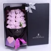 Soap Flower Bouquet with Gift Box Beautiful Flora Scented Bath Soap Flower in Case for Anniversary Valentine's Day Mother Day 1