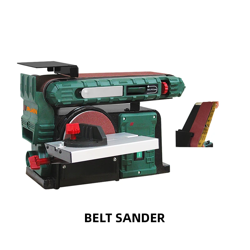 

4*6 Belt Sander Sandpaper Machine 550W/750W Sander Disk Sander Bench Sander Grinder Multi-function Woodworking Polishing Machine