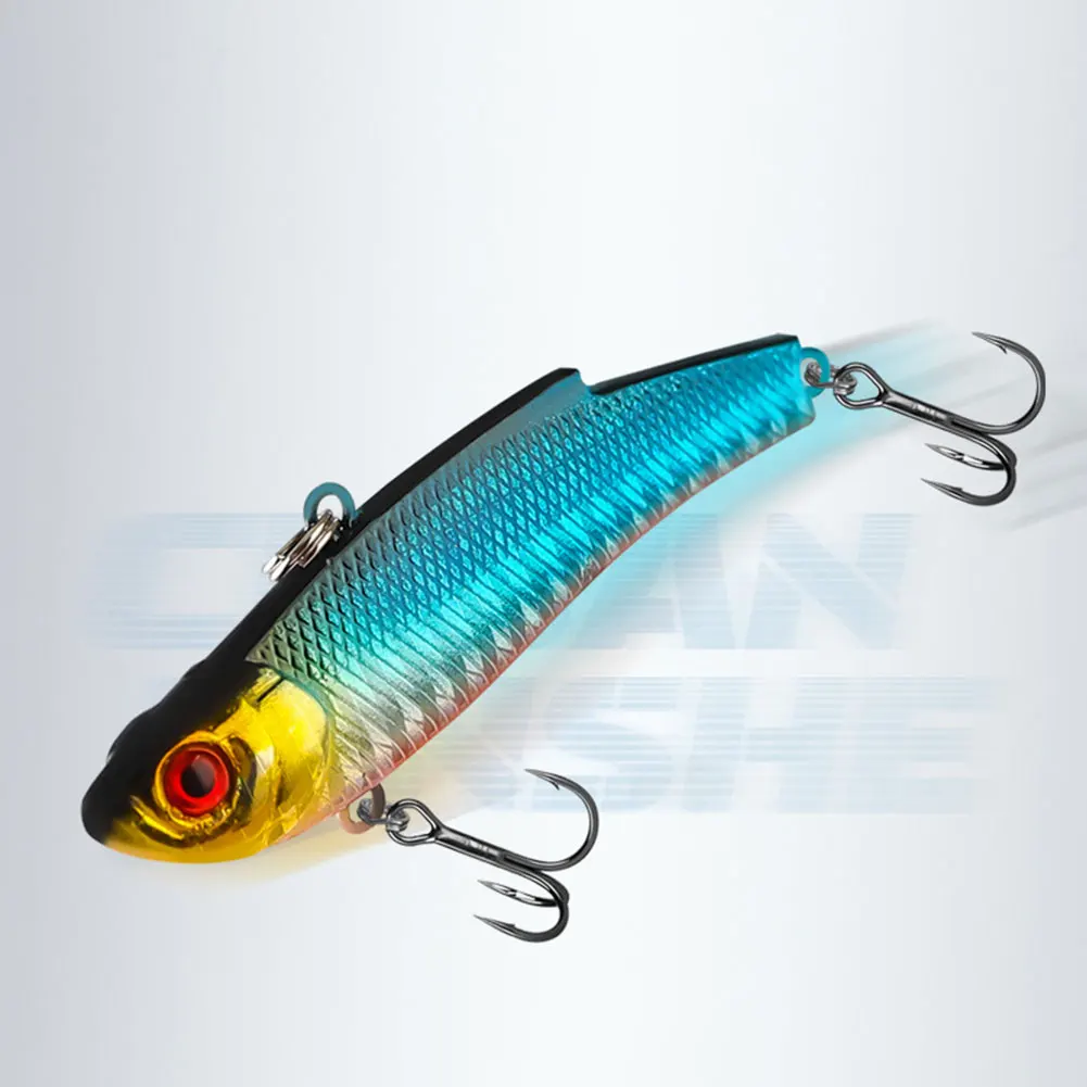 6pcs/box Fishing Lure Vibration Artificial Hard Baits 7cm 16g Crankbait Swimbait for Bass Pike Perch Pesca