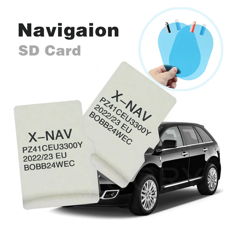 

for Toyota AYGO 2023 X-NAV Sat Nav TF Card Navigation Latest Update EU RU UK GPS Map Car Accessories 8GB with Free Anti Fog Flim