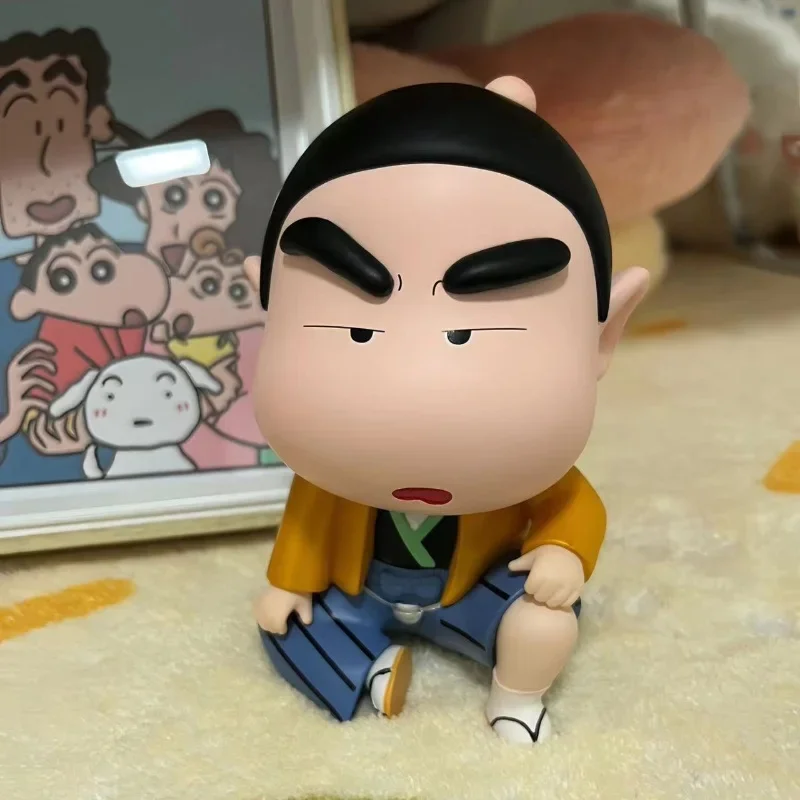 

Новинка 10 см, аниме карандаш Shin-Chan, в упаковке, Shin-Chan ритм, зло, забавная статуя, кукла ручной работы, ПВХ Модель, настольная декоративная коробка, игрушка, подарки