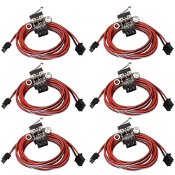 6 Pack Mechanical Endstop Limit Switch Module Endstop Switch Horizontal Type With 1M Cable For 3D Print Parts Ramps1.4