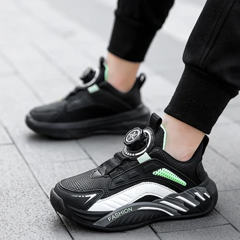 boy Kids Autumn Winter Sneakers Girls School Casual Shoes Outdoor Breathable Running Shoes Light Soft Pink Non-slip Children