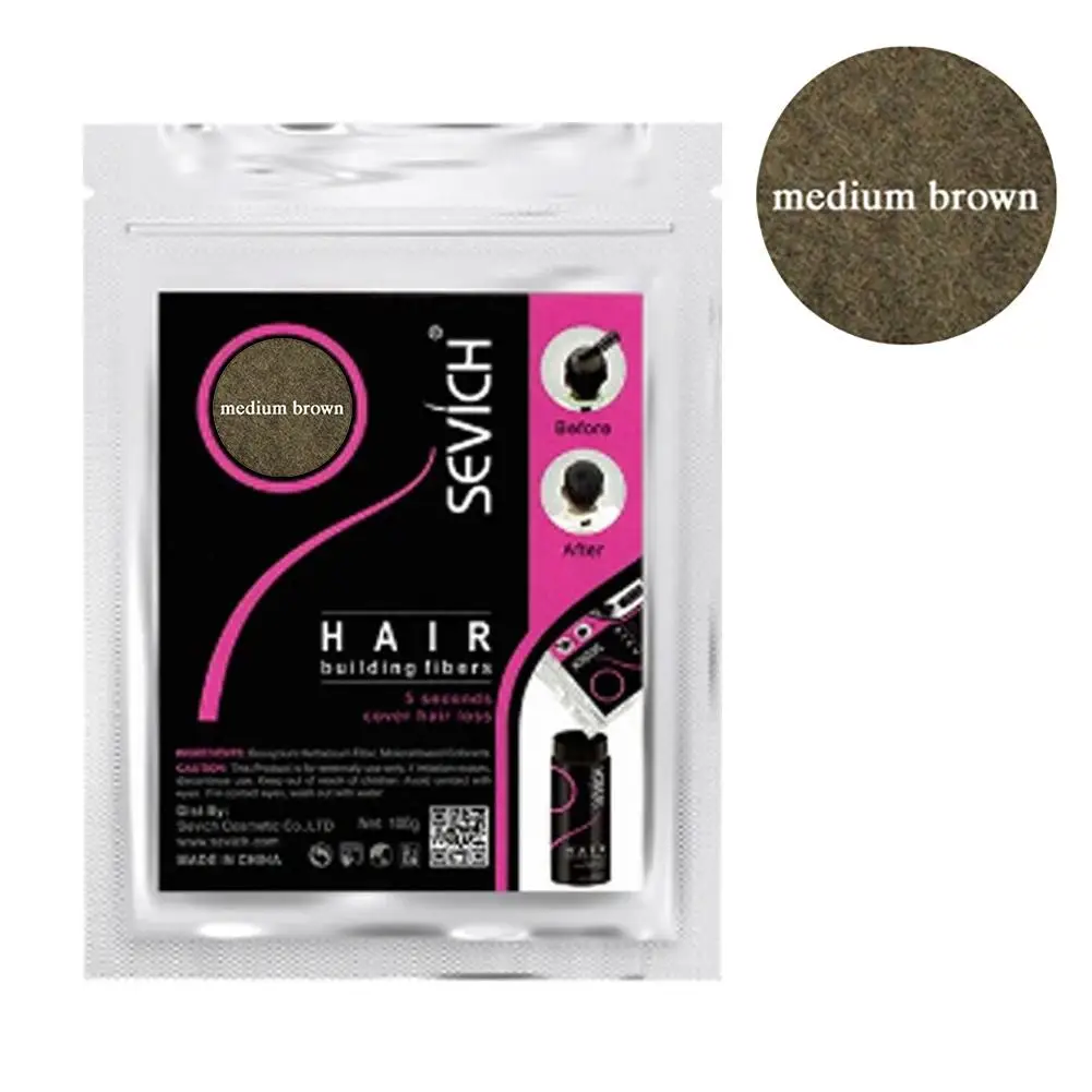 Hair Building Powder Hair Building Fibers 25g Hair Fiber Keratin Thickening Fibre Capillaire Hair Loss Building Fibers Products Refill Instant Powders Regrowth