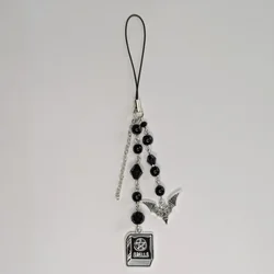 Enchanted Gothic Bearies Phone Charms - Spooky Pastel Grunge Aesthetic (Silver)