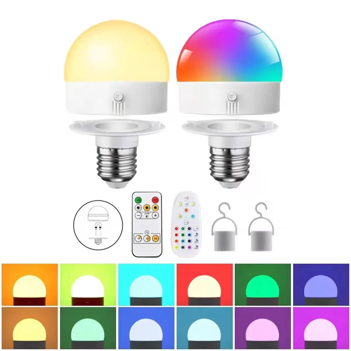 รูปสินค้า หลอดไฟ LED ชาร์จได้ แม่เหล็กดูด ปรับแสงได้