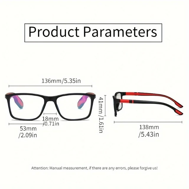 FG Ultralight TR90 Reading Glasses Blue Light Blocking Presbyopia Eyeglasses Men Hyperopia Optical Eyewear +100-+400 - Image 3