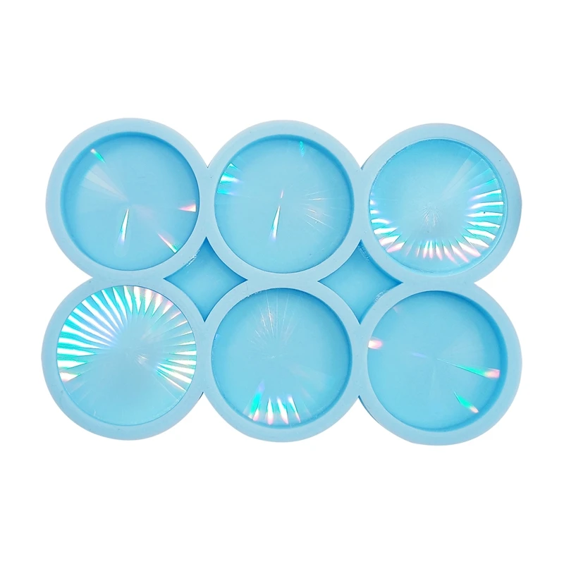 Portable Phone Holder Mold Holographic Light And Shadow Mold Diy Silicone Resin Casting Mold Suitable For Home Crafts