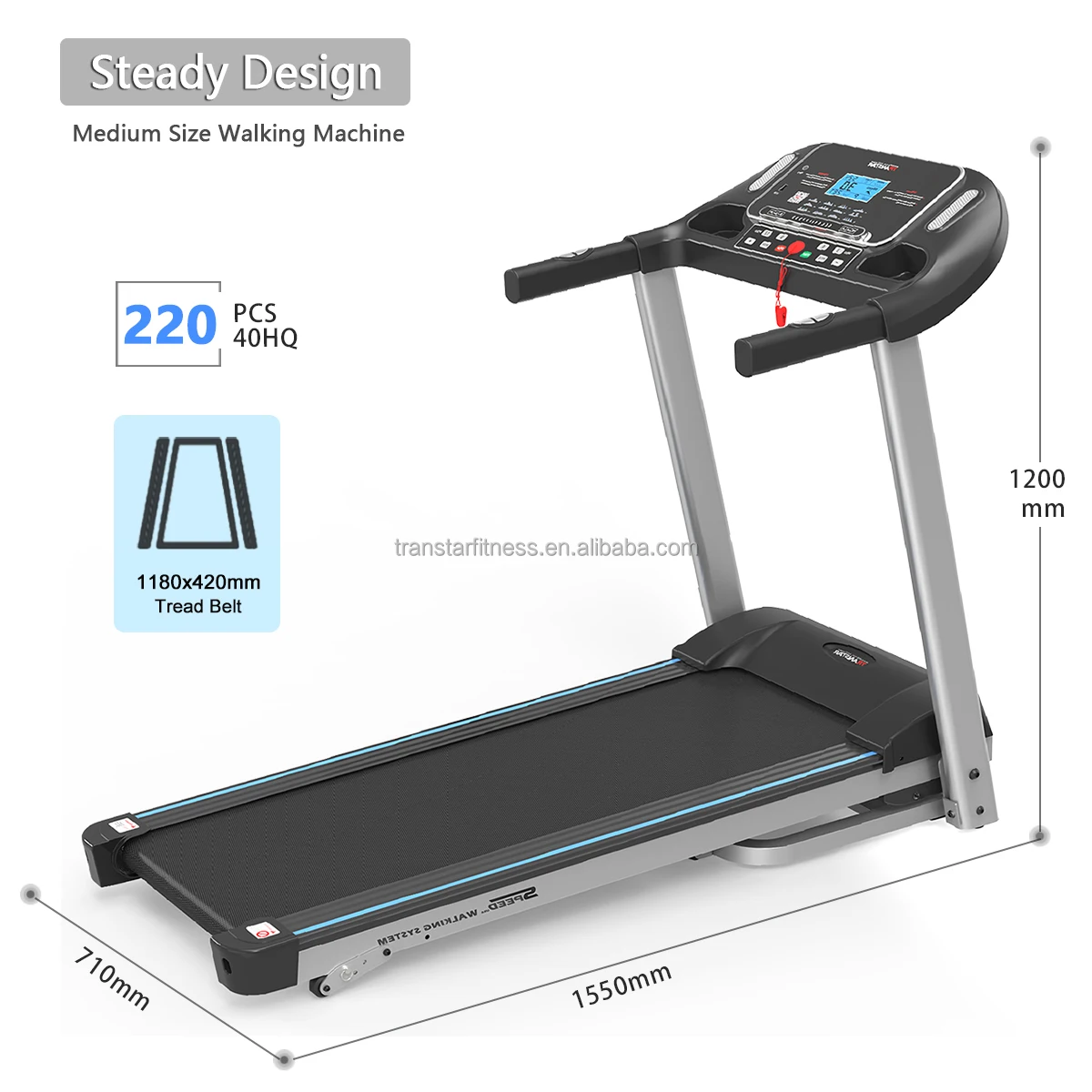 Cinta de correr eléctrica plegable, máquina de correr para oficina en casa,  apartamento para caminar, caminadora profesional de fitness, 12 niveles de