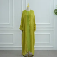 2025 Muslim Women Diamonds Kimono Cardigan Open Abaya Dresses Scarf Long Robe Dubai Turkey Gown Islamic Clothing Arabic Saudi