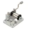 1Pcs Mini Hand Cranking Music Movement DIY Movement Play Set Mechanical Music Box Hand Crank Music Box 5