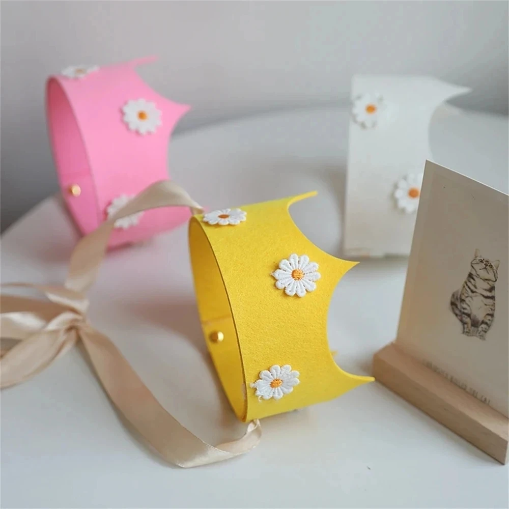 Kids Daisy Birthday Party Crown Flower Hat Baby Shower Theme Headwear
