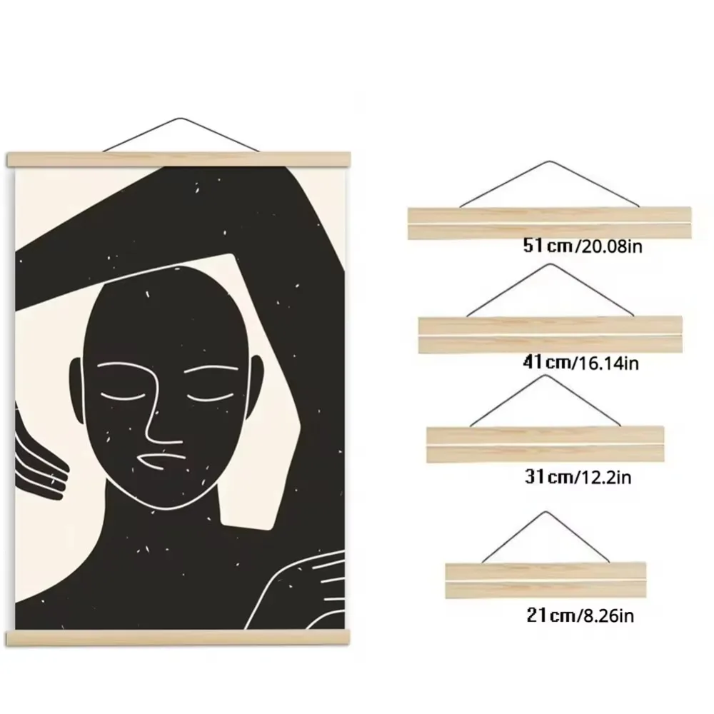 Wood Canvas Frame Wood Photo Frame Photo Frame Wood Frame Art Frames Wood Picture Frame 1 Set Wood Diamond Painting Poster Hanger Canvas Painting Frame Art Craft Hanging Frame Poster Photo