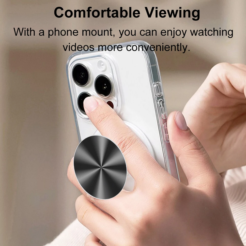 Magnetic Foldable Phone Grip Holder with Expanding Stand Feature