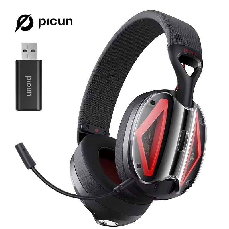 Picun G1 2.4GHz Gaming Wireless Headset 3D Surround
