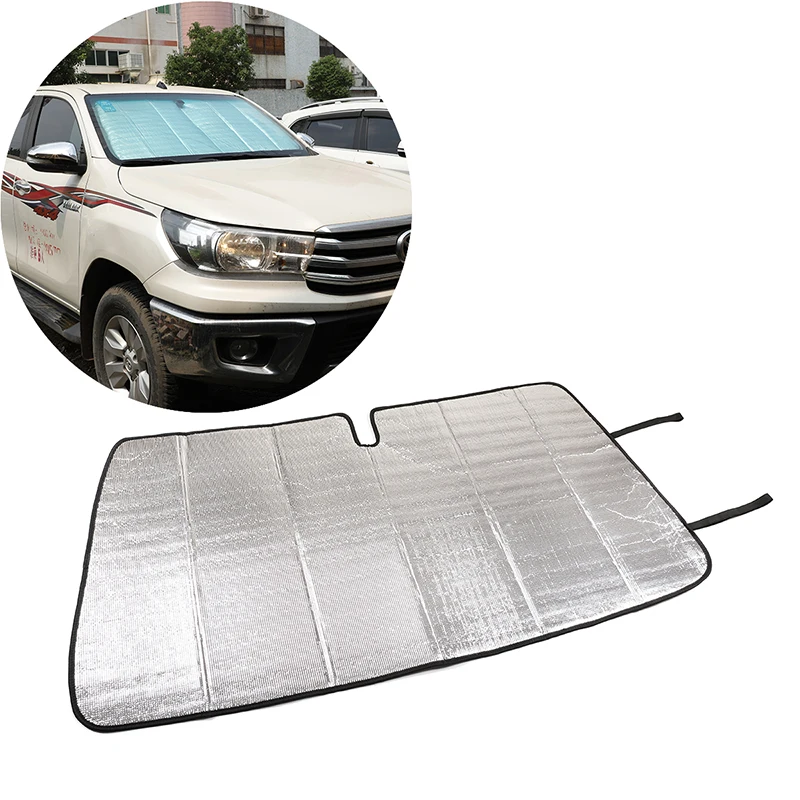 

Car Front Window Sunshade UV Protection For Toyota Hilux 2015-2022 Windshield Visor Cover Auto Curtain Sunshade Accessories