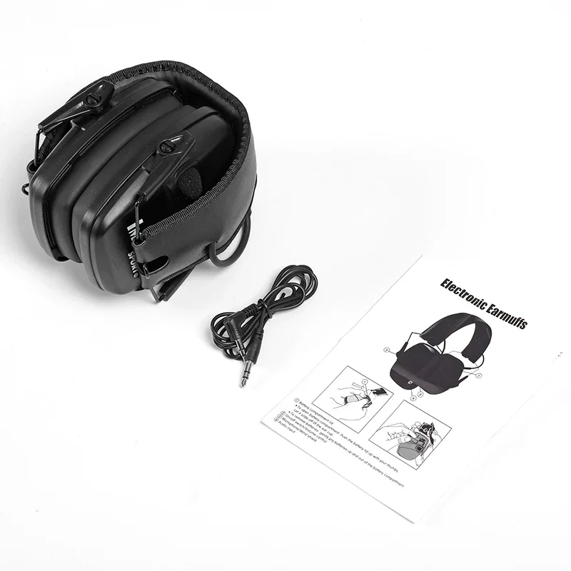 Electronic Earmuffs Tactical Headset Noise Cancelling Headphones Original Tactical Electronic Shooting Earmuff Outdoor Sports