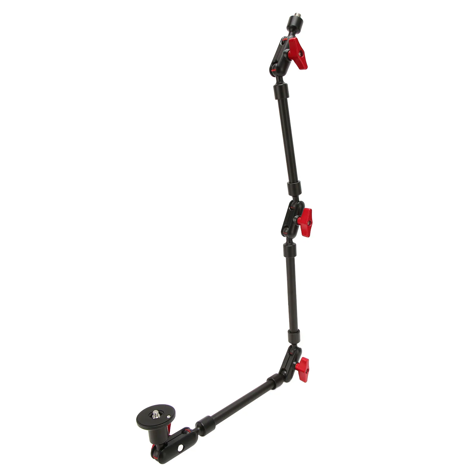 31in Adjustable Articulating Arm with 1/4in 3/8in Thread Articulating Arm Camera Mount 360 Degree Rotation for Camera Phone Articulating Camera Mount