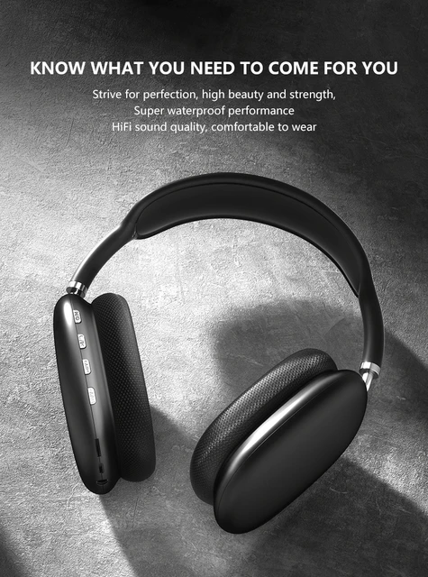 FD1 P9 Pro Max Wireless Headphones With Active Noise Cancellation