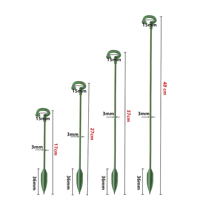 Növénytámogató Tét Kert Kerti Egyetlen Szár Virágphalaenopsis Orchidea Dedikált Támogató Újrafelhasználható Műanyag Virágállvány - Image 2