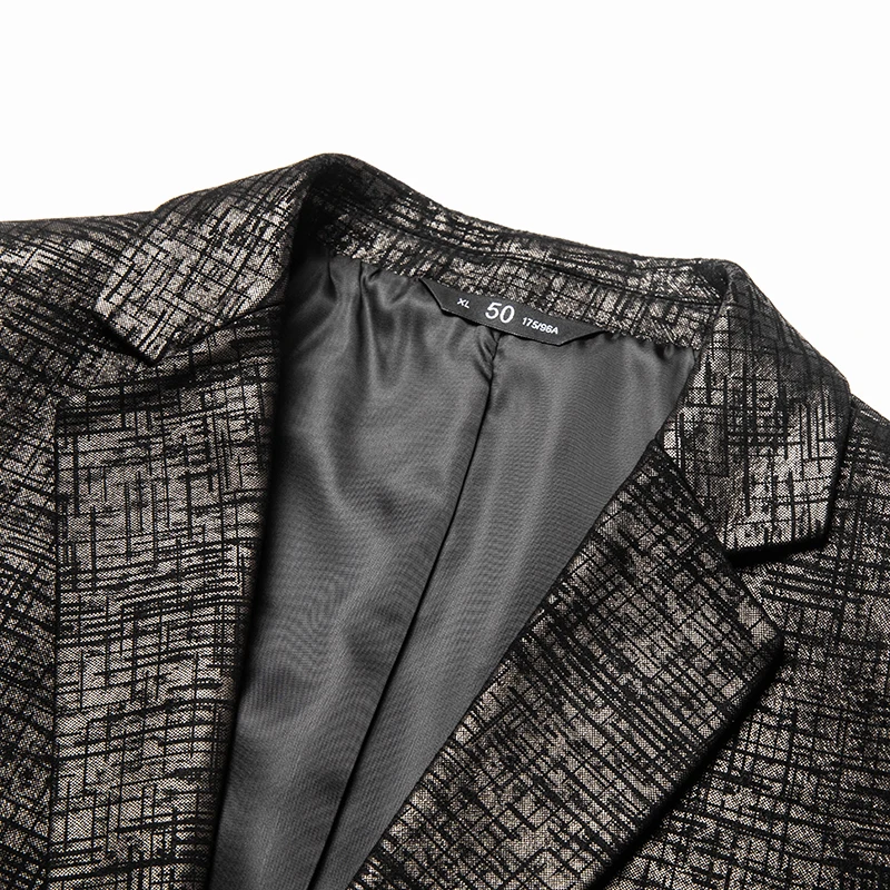 Genuine Leather Sheepskin Blazers For Men Slim Fit Silky Fashion Winter Quality Soft Comfortable Gentleman Suits Terno Masculino