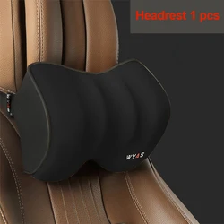 Ergonomic Memory Foam Car Neck and Back Support Pillow Set (Headrest 1)