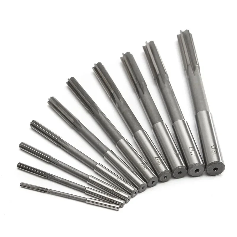 HSS Machine Reamer Set 3-12mm H7 Straight Shank Milling Chucking Reamer for Metal Steel Aluminum