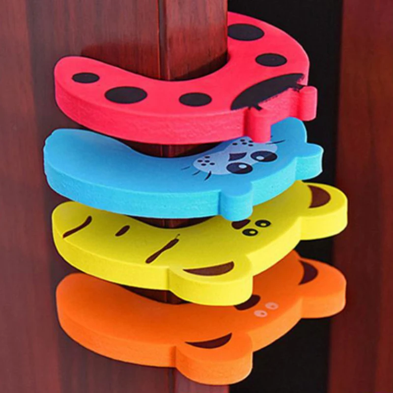 Children's Anti-Clip Door Stopper Baby Door Stop Protection Cartoon Animal-Shaped Stop baby safety accessories