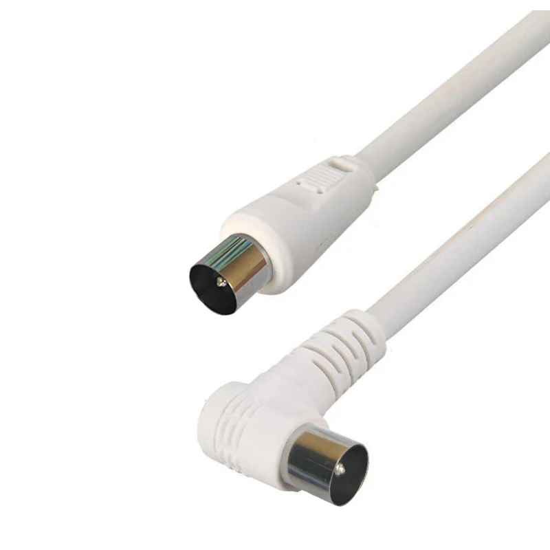 Cavo Antenna TV Mygatti RG6 4K - Maschio A Femmina 90° | Schermatura Alta Per Segnale HD E Digitale - Foto 3