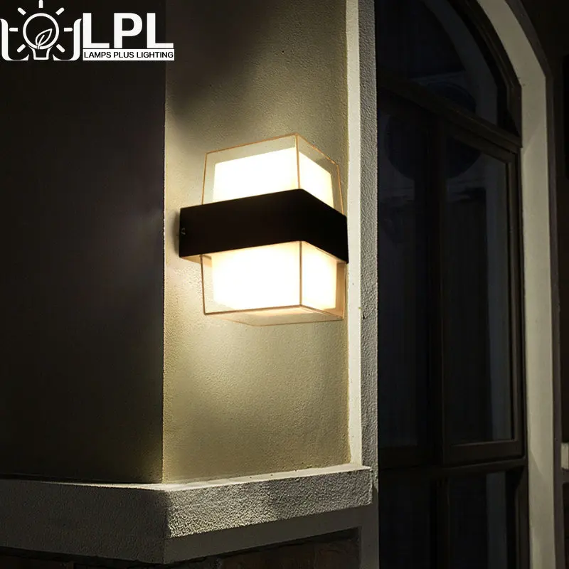 

IP65 Waterproof LED Wall Light,Modern Nordic Design,Outdoor Light, Ideal for Living Room,Conservatory or Garden, 9/18W, 110/220V
