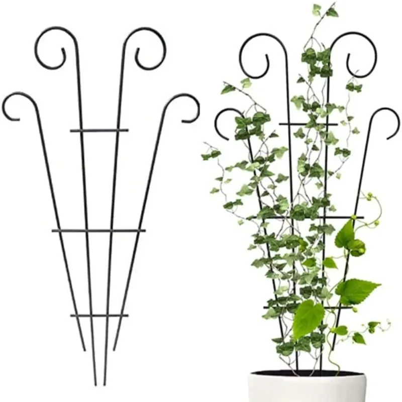 Trellis Support Frame Garden Decor Flower Rack Garden Plant Support Stake Stand Climbing Rack Flower Plant