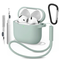 Premium Soft Silicone Protective Case - Airpods 4 (Fog color)