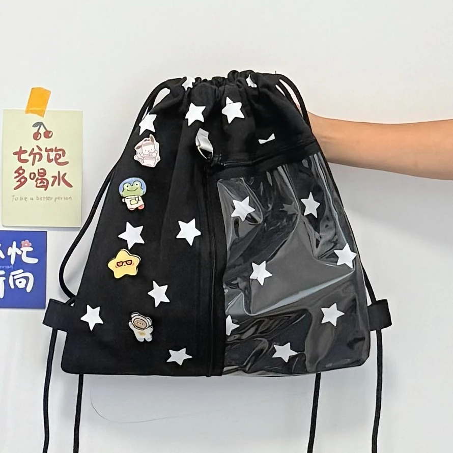 Star backpack + 4 random badges