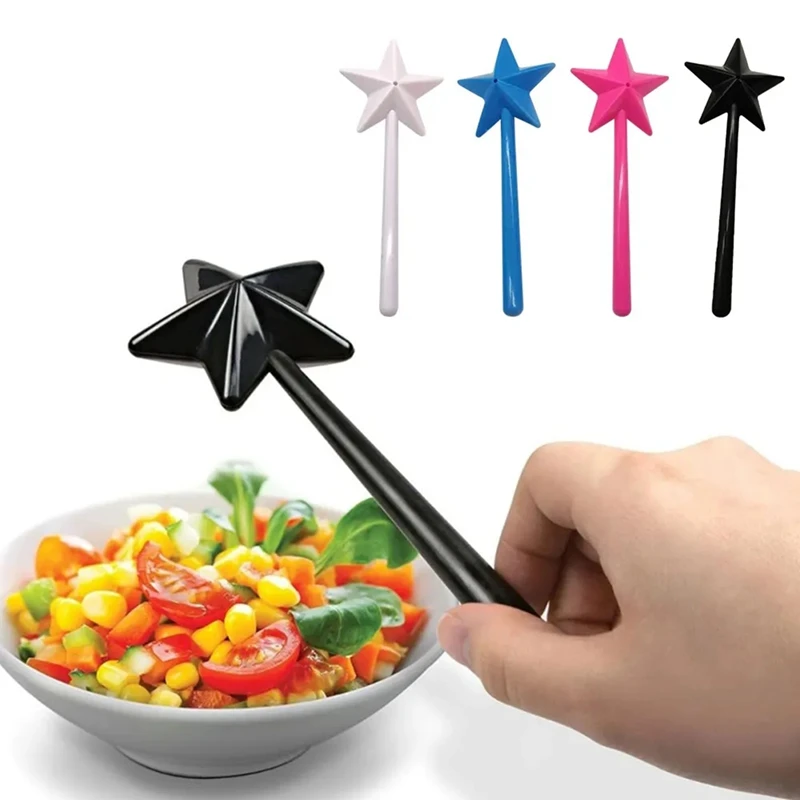 4 Piece Salt And Pepper Shaker Magic Wands Duo Plastic