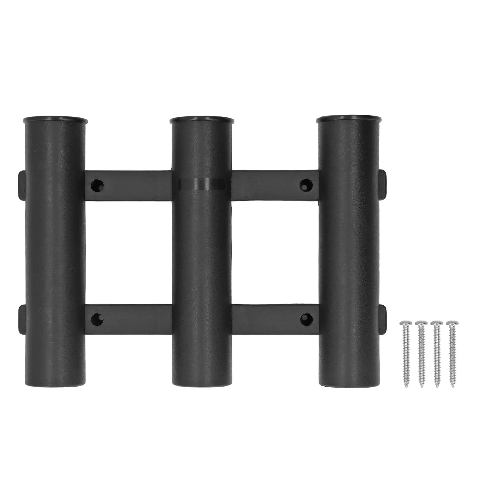 

Waterproof Fishing Rod Storage Holder: Easy Install, 3-Tube For Kayak Pole Holder, ABS Multifunctional